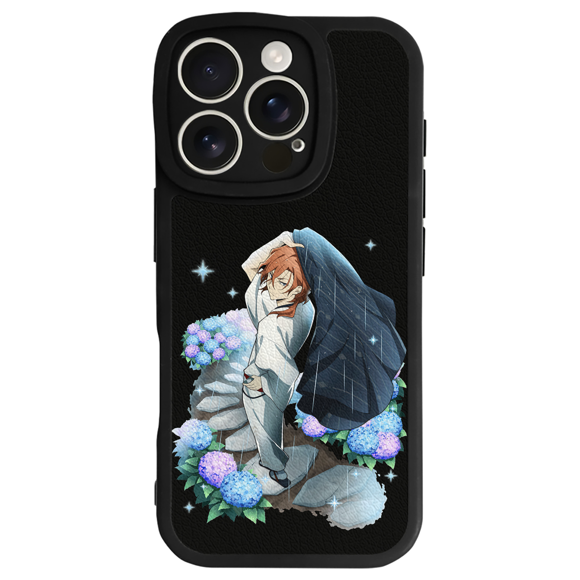 （画像用） 文豪ストレイドッグス Bungo Stray Dogs 【iPhone 16シリーズ対応】シリコンスマホケース（レザー調） 材質：シリコン